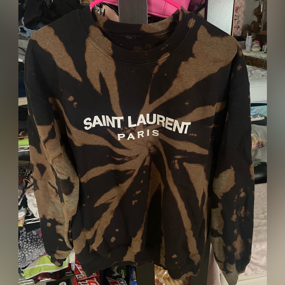 Bleach Dye Washed Pullover - image 2